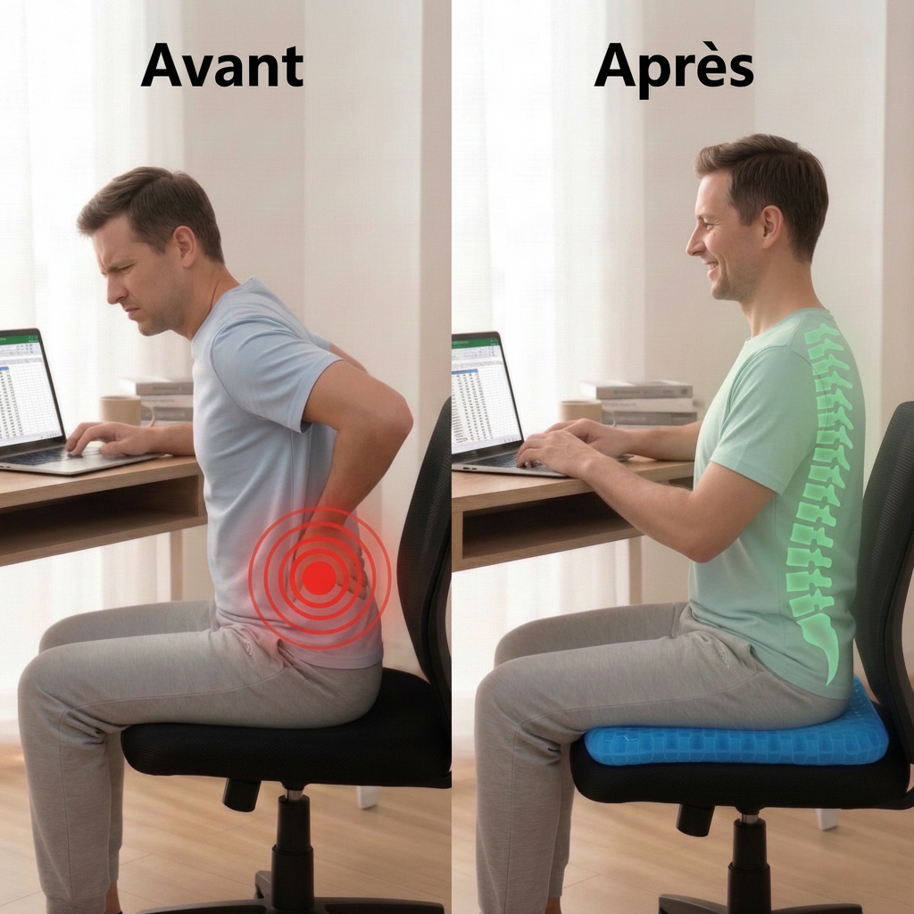 GELÉA — Le Coussin Ergonomique Haute Densité